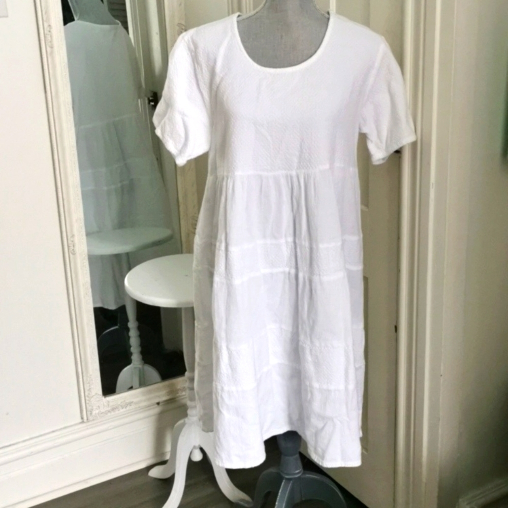 White Midi Dress